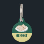 BEIGNET PET ID TAG<br><div class="desc">BEIGNET PET TAG</div>