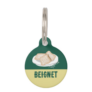 BEIGNET PET ID TAG