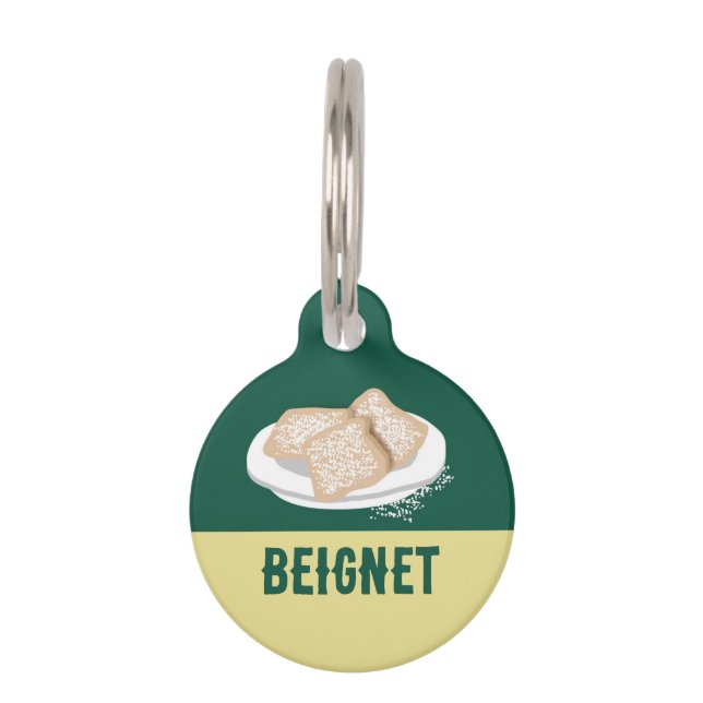 BEIGNET PET ID TAG (Front)