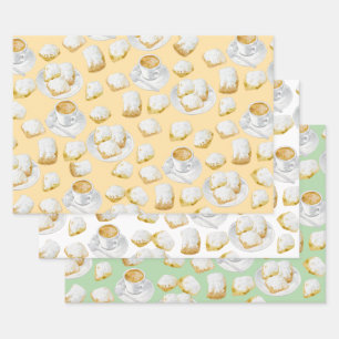 Beignets and Coffee Wrapping Paper