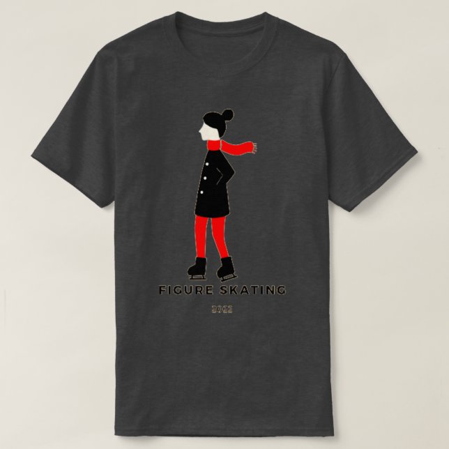 Beijing 2022 skating T-Shirt (Design Front)