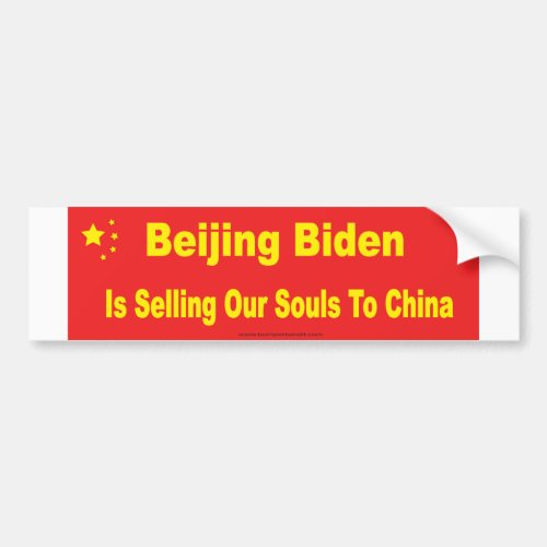 Beijing Biden Bumper Sticker