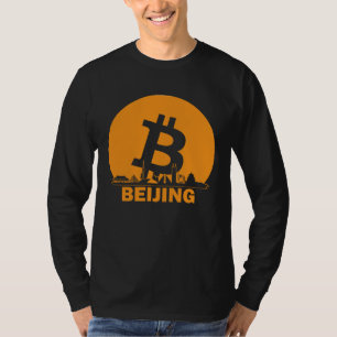 Beijing Bitcoin Maximalist  Bitcoin Beijing Skylin T-Shirt