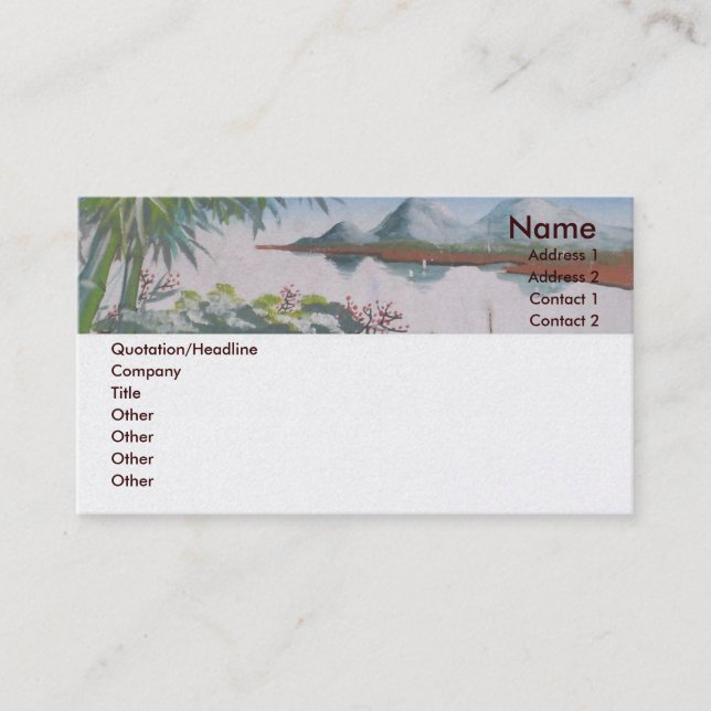 Beijing Business Card (Front)