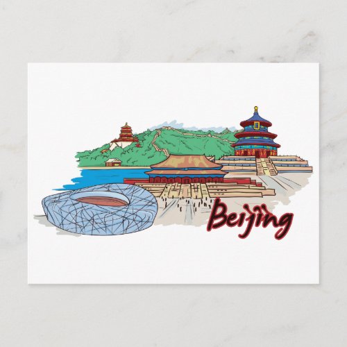 Beijing China Famous City Postcard