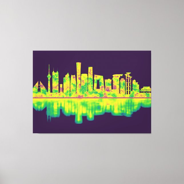 Beijing China Skyline Canvas Print (Front)