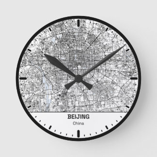 Beijing Clock City Line Art