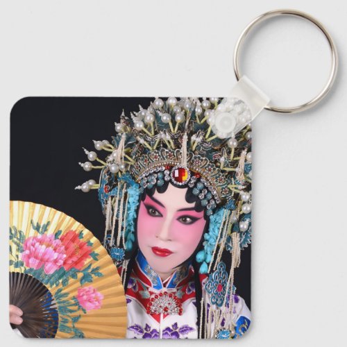 Beijing Opera Facial Makeup Keychain