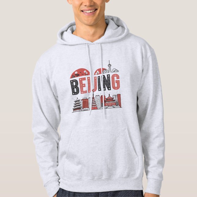 Beijing Skyline Hoodie (Front)