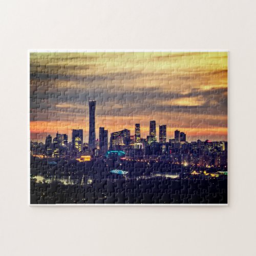 Beijing Skyline Puzzle