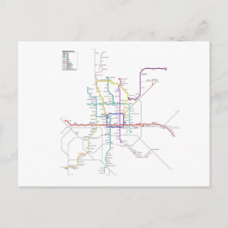 Beijing subway postcard
