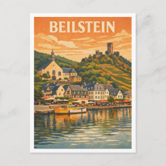 Beilstein Germany Scenic Vintage Travel Art Postcard
