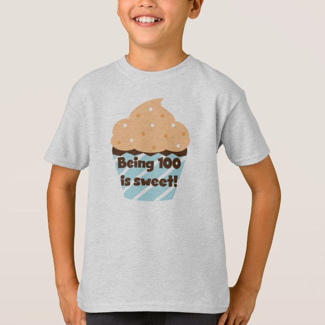 Being 100 is Sweet Birthday T-shirts and Gifts (Front)