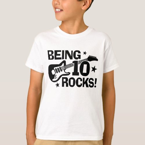 Being 10 Rocks T_Shirt