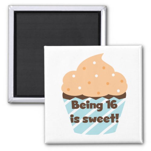 Being 16 is Sweet Birthday T shirts and Gifts Magnet