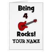 Being 4 Rocks! Guitar Design (Front)