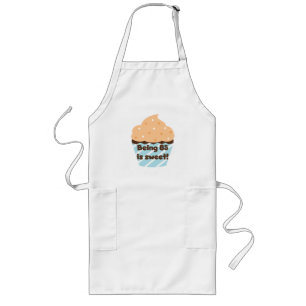 Being 85 is Sweet Birthday T-shirts and Gifts Long Apron