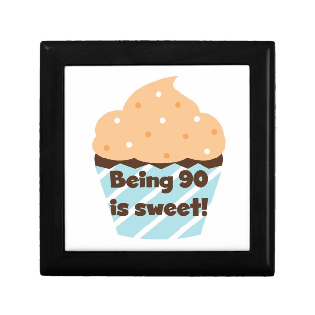 Being 90 is Sweet Birthday T-shirts and Gifts Gift Box (Front)