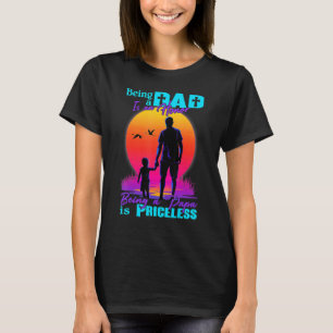 Being A Dad Is An Honor Being A Papa Is Priceless T-Shirt