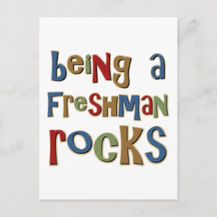 Being A Freshman Rocks Postcard