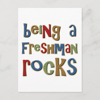 Being A Freshman Rocks Postcard
