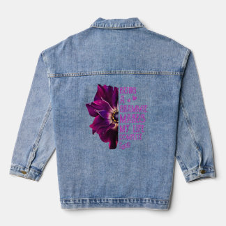 Being A Grammie Makes My Life Complete Anemone Mot Denim Jacket
