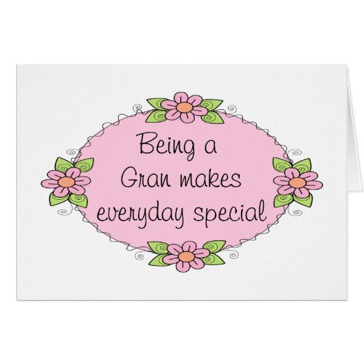 Being a Gran makes everyday Special Cards (Front Horizontal)