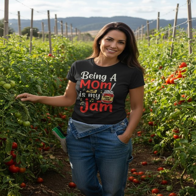 Being A Mom Is My Jam T-Shirt Tri-Blend Shirt (Creator Uploaded)