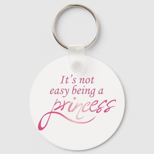 Being a Princess Keychain (Front)