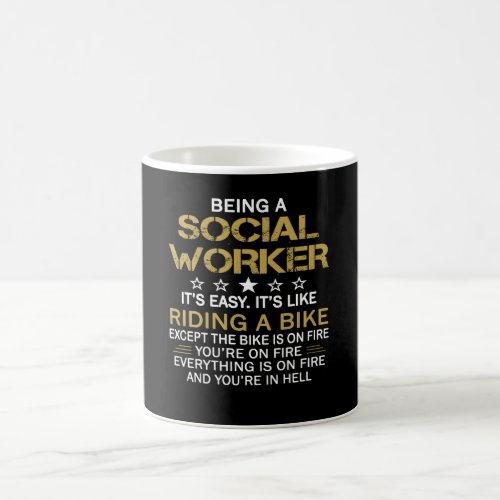 Being a social worker coffee mug