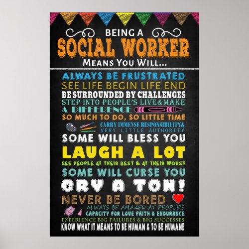 Being A Social Worker Poster