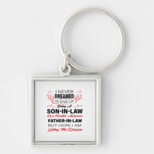 Being A Son In Law Gift For Your Son Keychain