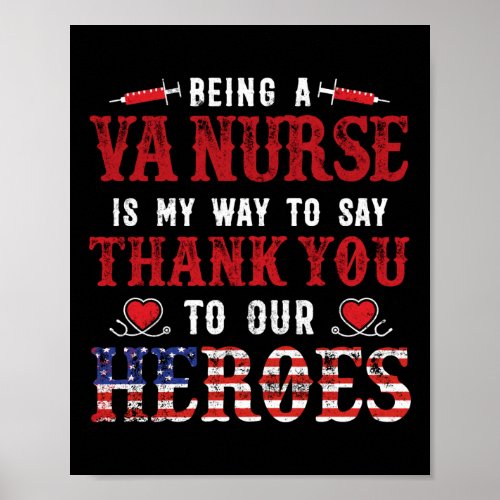 Being A VA Nurse Is My Way To Say Thank You To Our Poster