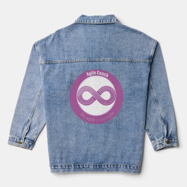 Being Agile versus Doing Agile Denim Jacket (Back)