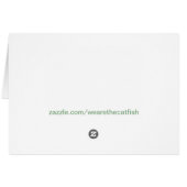 being alone dog cards (Back Horizontal)