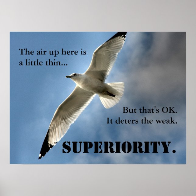 Being better than everyone else is hard work (L) Poster (Front)