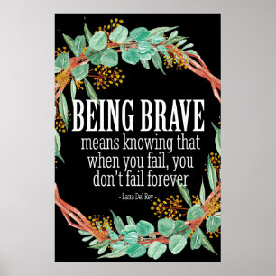 Being brave poster