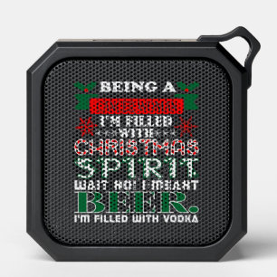 Being Cancer Woman Filled Christmas Spirit Beer Bluetooth Speaker