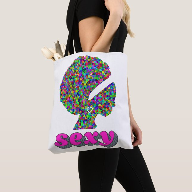 Being Colorful is Sexy! Tote Bag (Close Up)