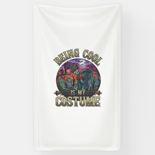 Being Cool Is Costume Halloween Zombie Graveyard_1 Banner