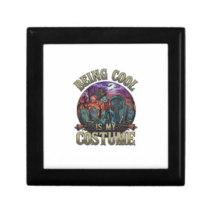 Being Cool Is Costume Halloween Zombie Graveyard_1 Gift Box