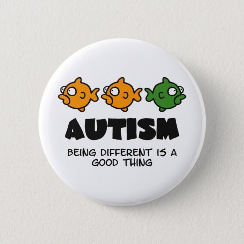 Being Different _ autism design Button