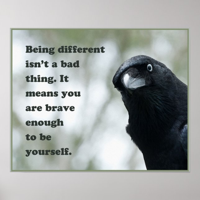 Being Different Isn’t a Bad Thing. Poster (Front)