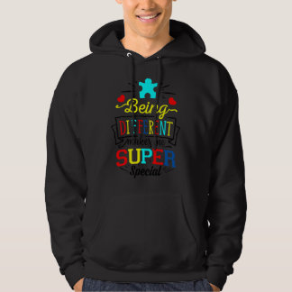 Being Different Makes Me Super Special Autism Awar Hoodie