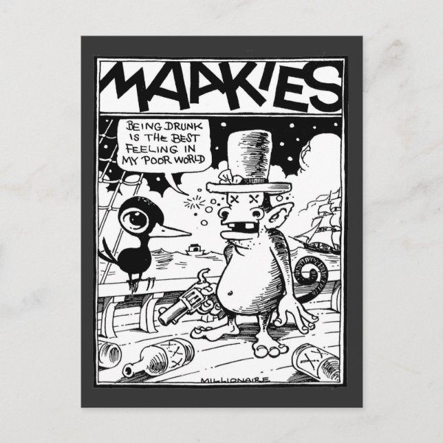 Being Drunk Is The Best Feeling Postcard (Front)