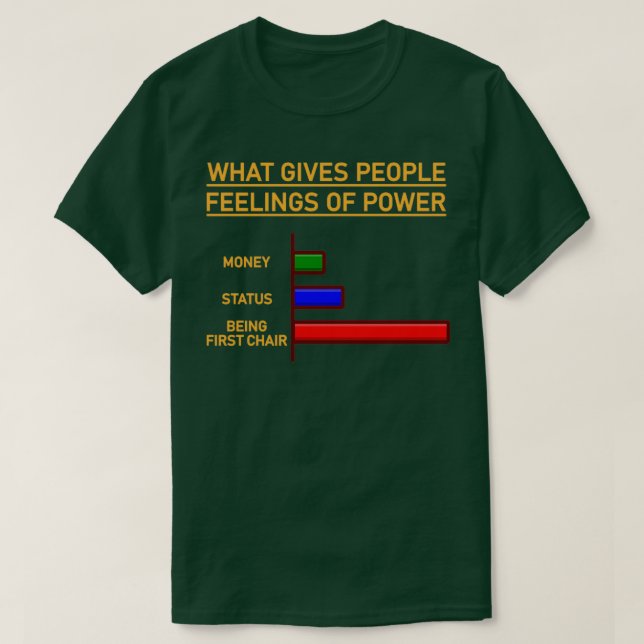 Being First Chair T-Shirt (Design Front)