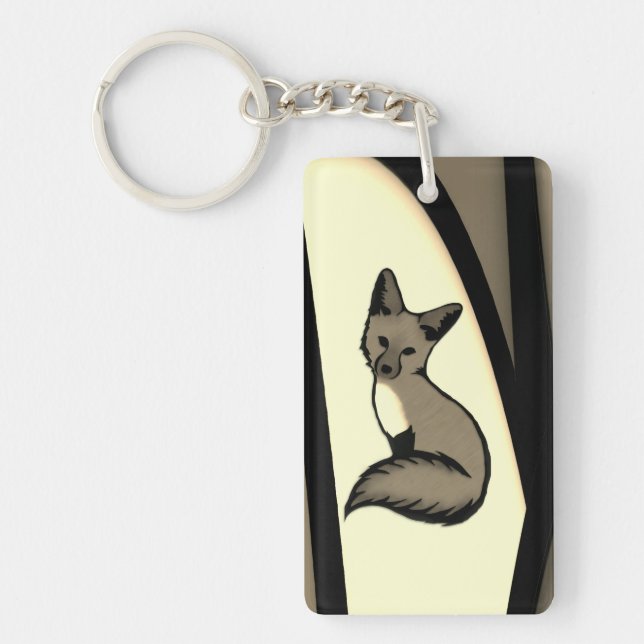 Being Foxy Keychain (Front)
