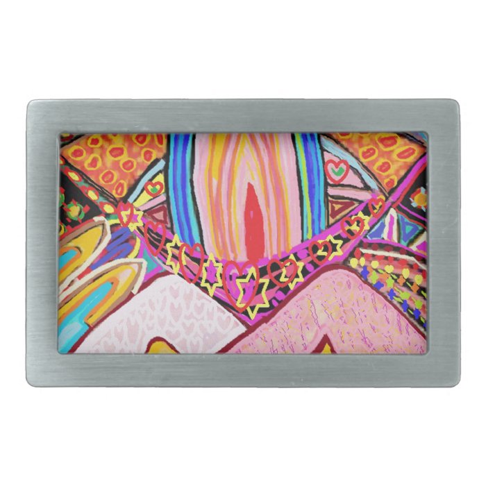 Being HAPPY TOGETHER Rectangular Belt Buckles