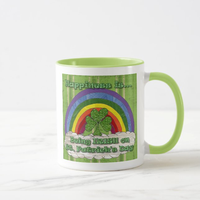 Being Irish On St Patrick's Day Coffee Mug (Right)