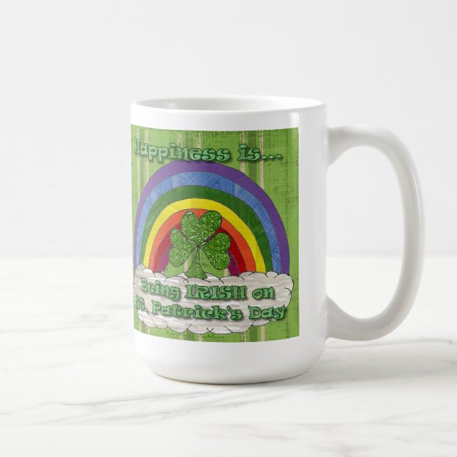 Being Irish On St Patrick's Day Coffee Mug (Right)